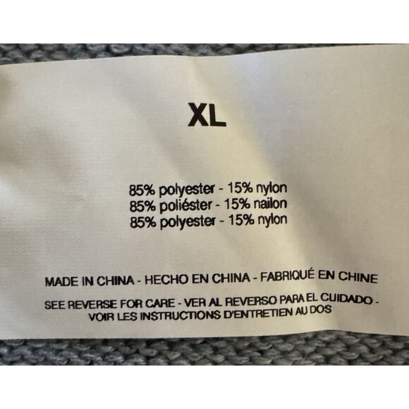 Ella Moss Sweater Blue Knit Striped Casual Blouse Shirt Winter Womens Size XL - Picture 6 of 10